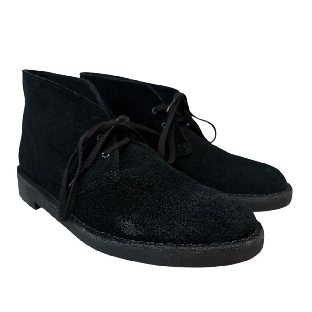 Clarks Originals Black Suede Desert Boots Men’s Size 10.5 Chukka